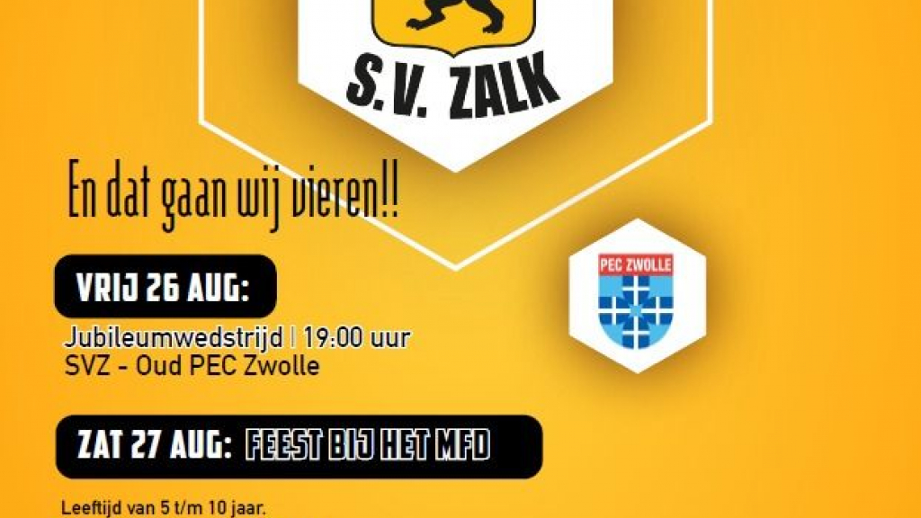 Foto: Jubileumfeest 50 Jaar S.V. Zalk