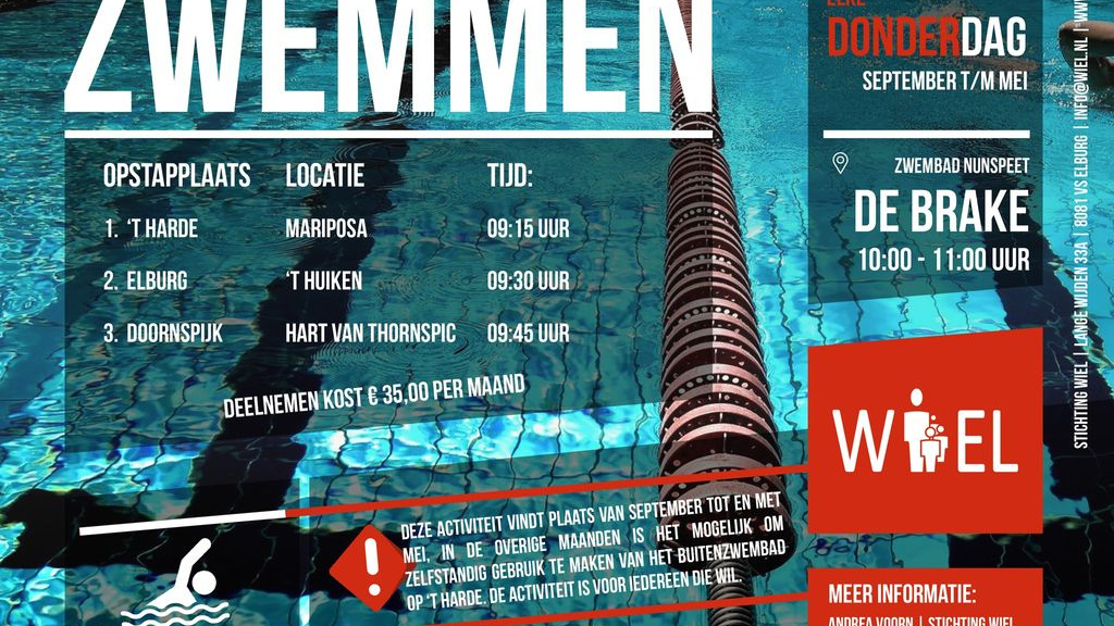 Foto: Zwemmen met WIEL
