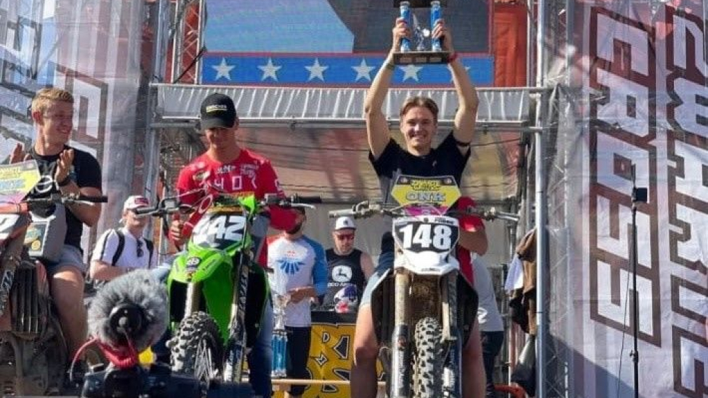 Foto: Robert Fobbe pakt podiumplaats bij Zwarte Cross in Lichtenvoorde