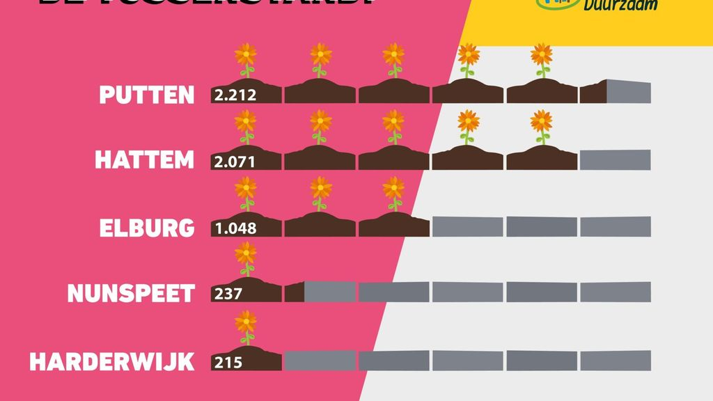 Foto: Tussenstand NK Tegelwippen: Hattem en Putten aan kop