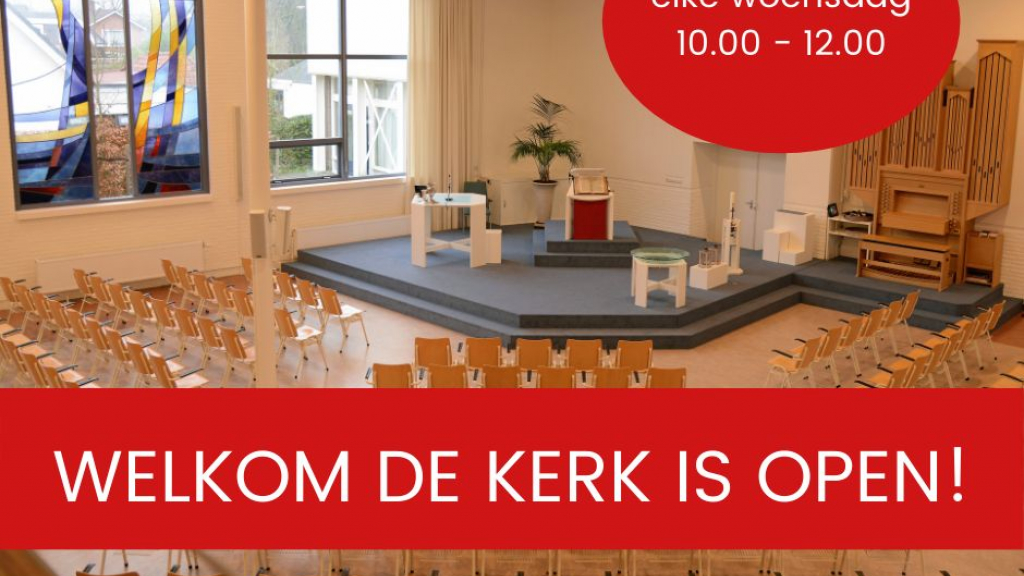 Foto: Welkom, de kerk is open