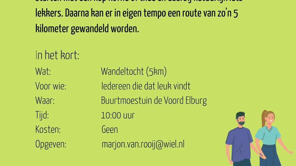 Foto: Wandelweek van 11 t/ 17 juli