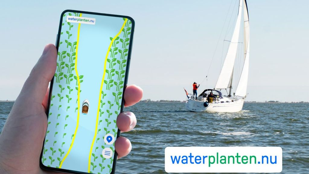 Foto: Varen zonder hinder van waterplanten met Waterplanten.nu