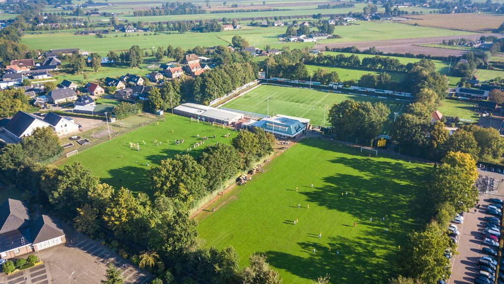 Foto: Beslissingswedstrijd Fortissimo Vr1 - Oranje Nassau Vr 3 zaterdag op De Heughte
