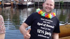 Foto: Bronzen jubileum monteur Marcel Wanninge
