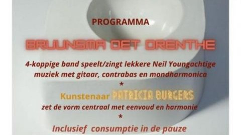 Foto: Live muziek bij KunstHub Bink