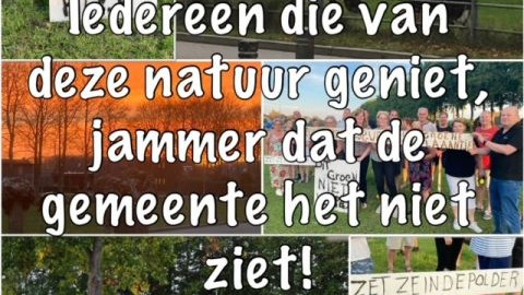 Foto: Ingezonden: Geen flexwoningen Rustenburgsweg