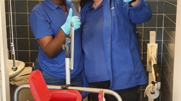 Foto: Inclusief Groep bedankt schoonmakers