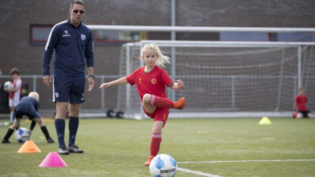 Foto: Training Tjeerd Korf bij ESC jeugd
