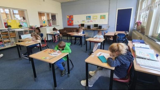 Foto: Schoolreisje voor Oekraïne taalklas Oldebroek en Wezep