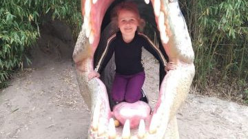 Foto: Vluchtelingen gratis naar Dinoland