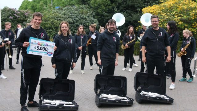 Foto: van Limburg Stirum Korpsen gesteund door VriendenLoterij
