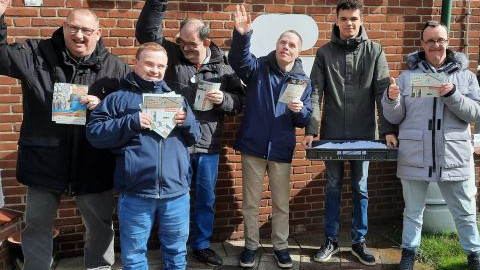 Foto: Huis-aan-huiscampagne gemeenten en Veluwe Duurzaam gestart