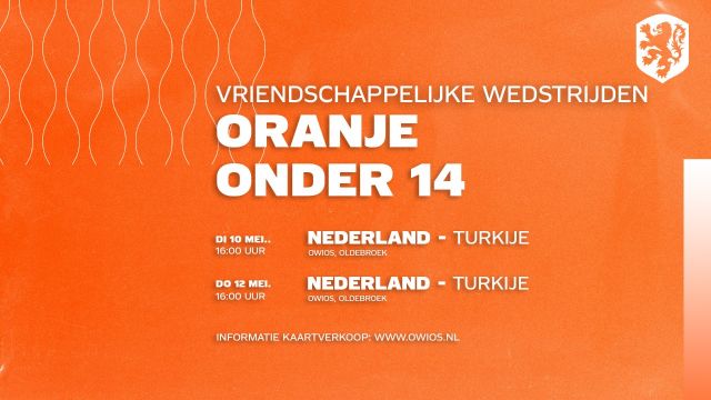 Foto: Nederland O14 - Turkije O14 bij OWIOS