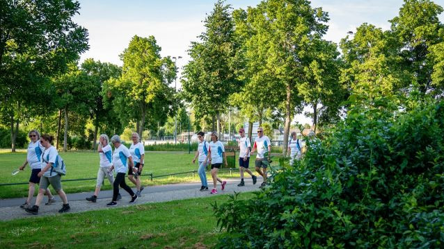 Foto: Gesprek met Rudolf Huberts van Goed Bezig Oldebroek over het Sportakkoord