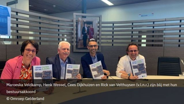 Foto: Nieuw Elburgs bestuur giet nog niks in beton over wonen, jeugd of financiën