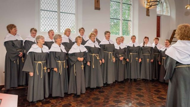 Foto: Susterenkoor St. Agnes zingt in de Kloosterkapel