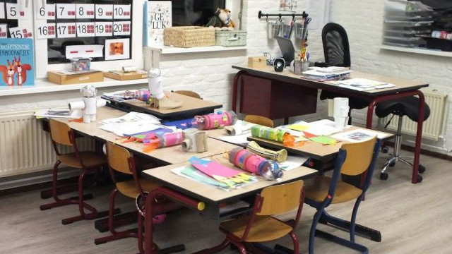 Foto: Onderwijs voor leerlingen uit Oekraïne