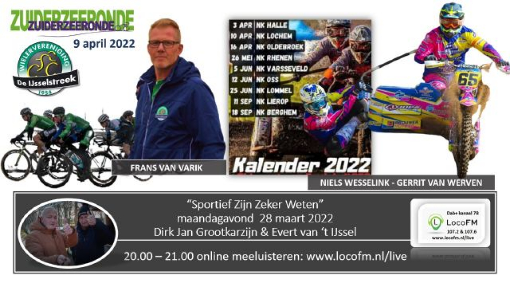 Foto: Sportief Zijn Zeker Weten met Gerrit van Werven, Niels Wesselink en Frans van Varik