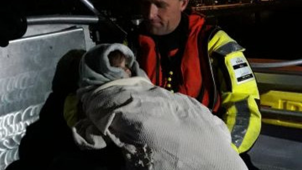 Foto: KNRM Elburg brengt 159 mensen en 6 dieren veilig aan wal