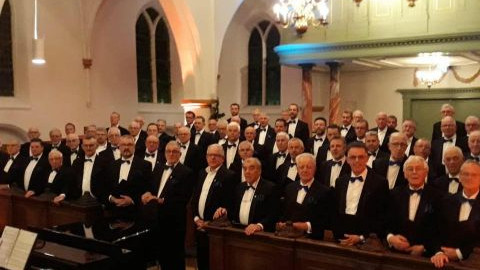 Foto: Eerste concert Christelijk Mannenkoor ‘t Harde
