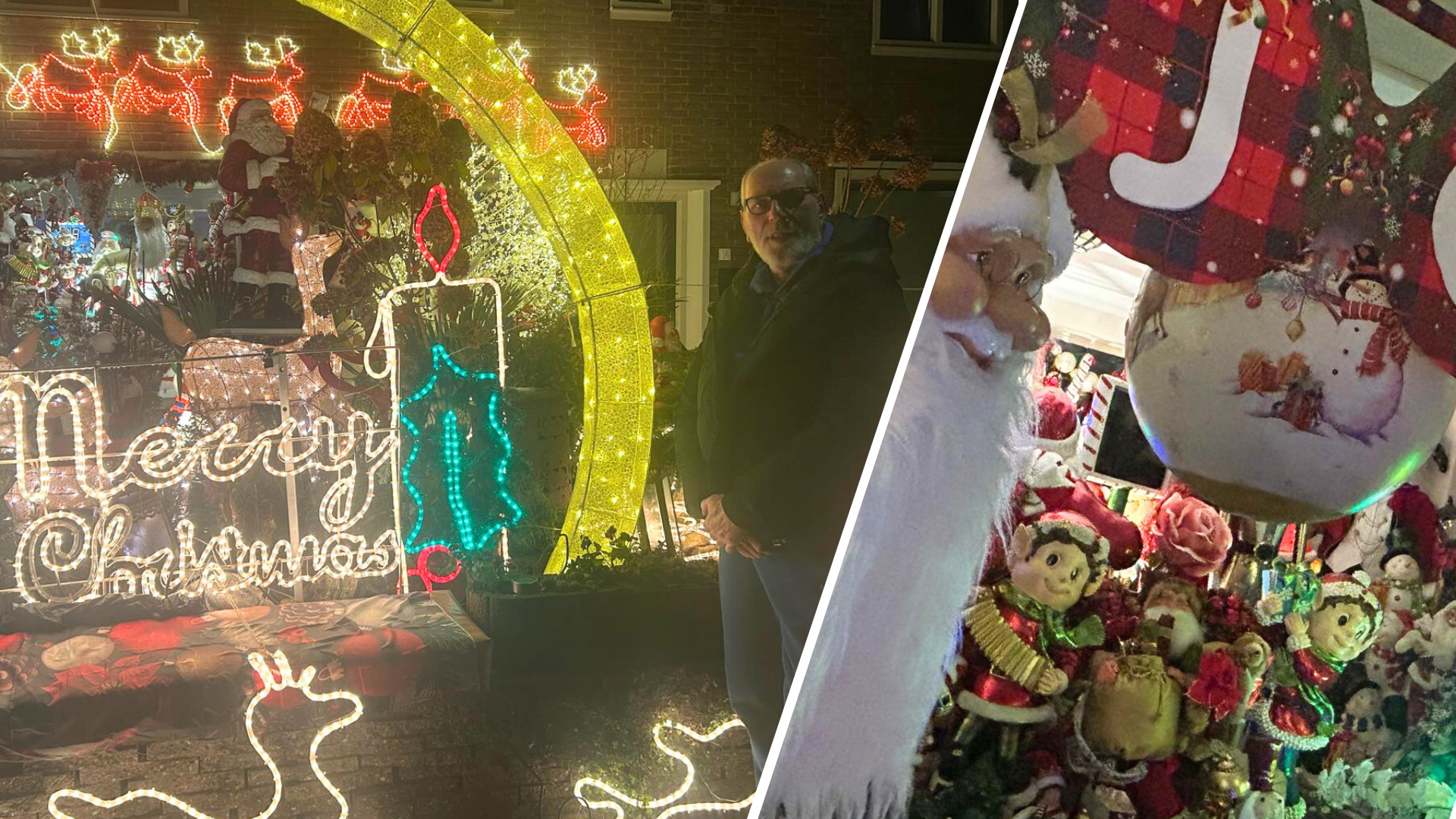 Foto: Dit huis móét je zien: Willem verandert zijn hele huis in een kerstpretpark