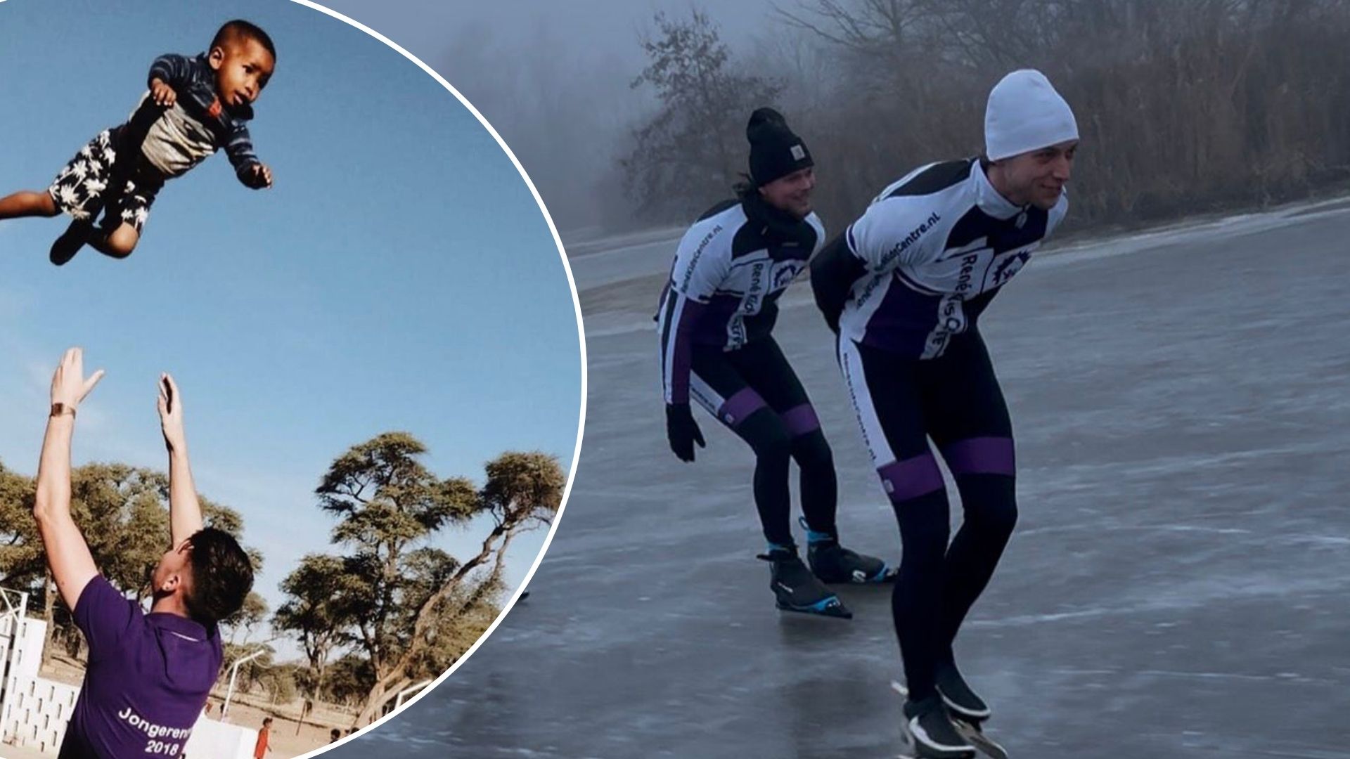 Foto: Een oude belofte brengt Thom naar 200 kilometer ijs in Oostenrijk 