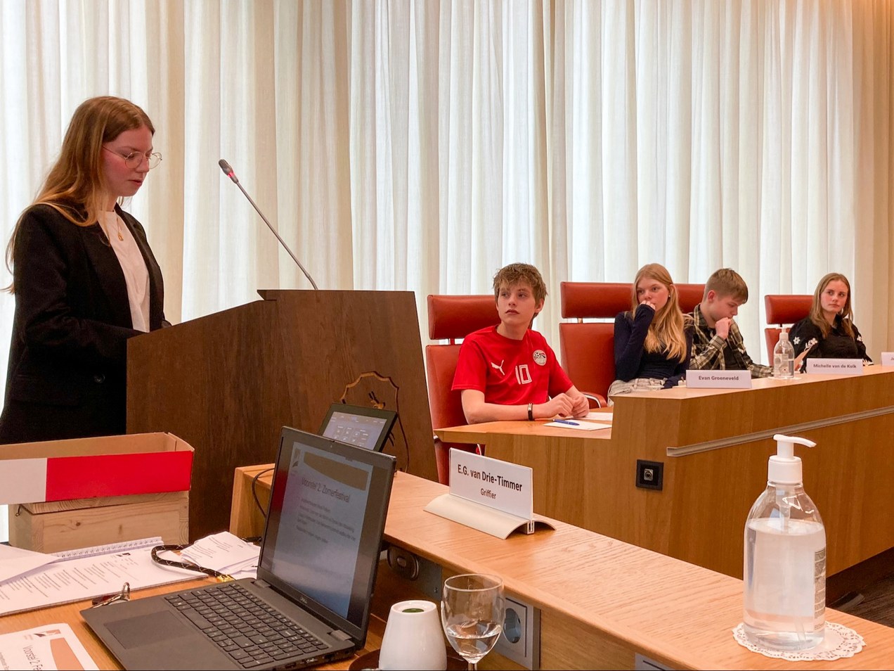 Foto: Jeugdgemeenteraad Groevenbeek Putten groot succes