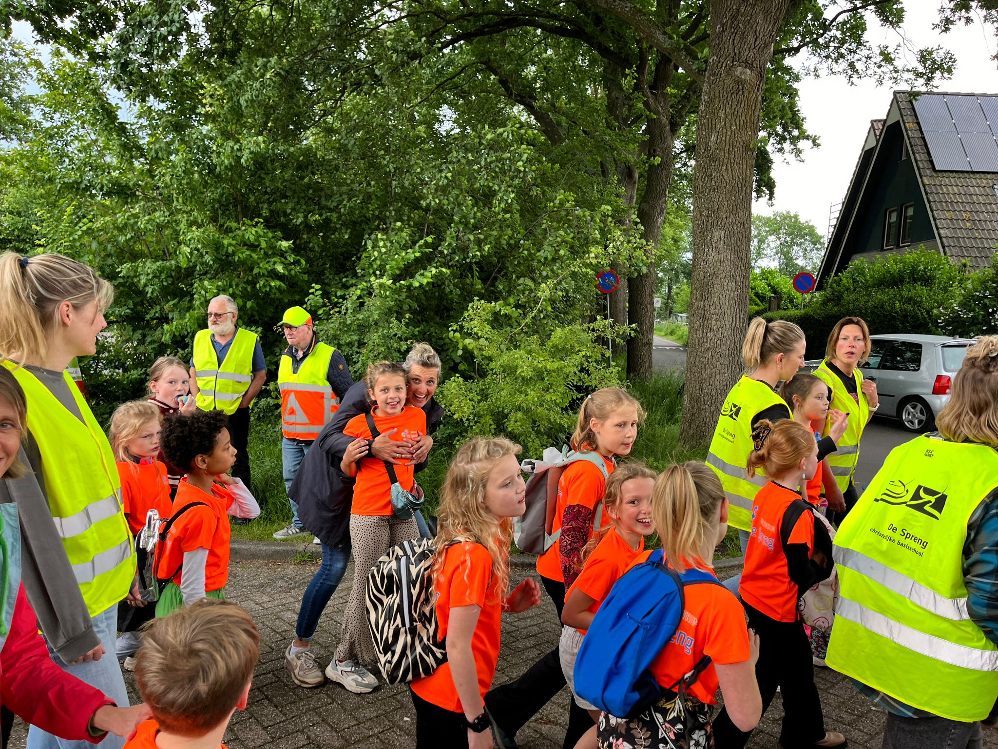 Foto: Ook in Hoevelaken de avondvierdaagse van start
