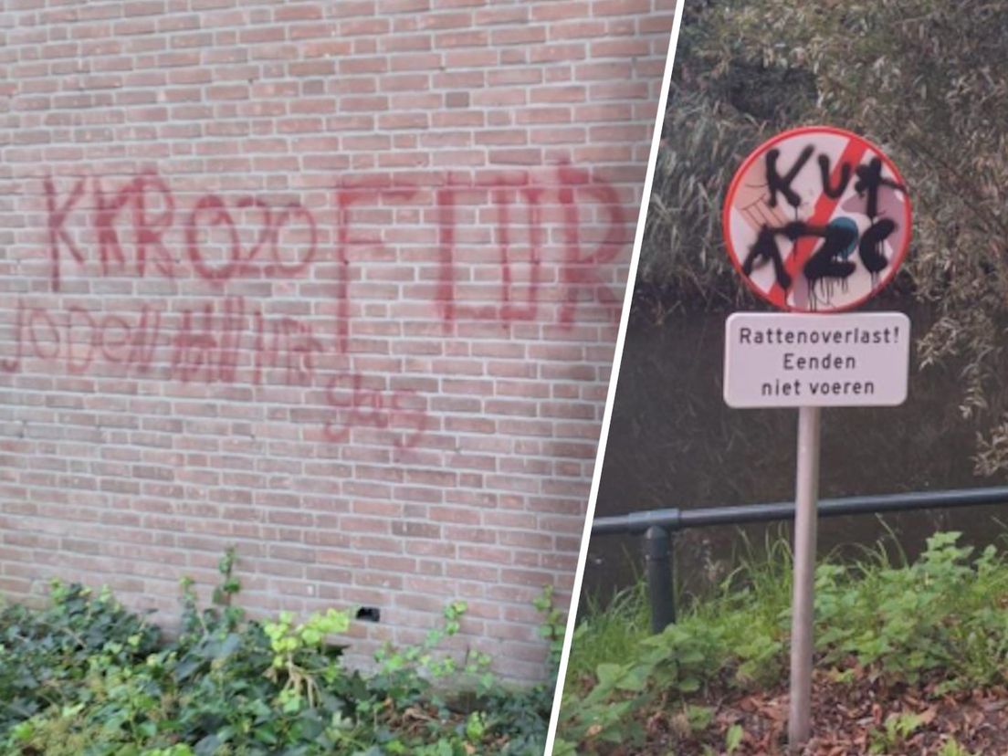Foto: Gemeente Barneveld: haatdragende graffiti moet binnen twee dagen weg