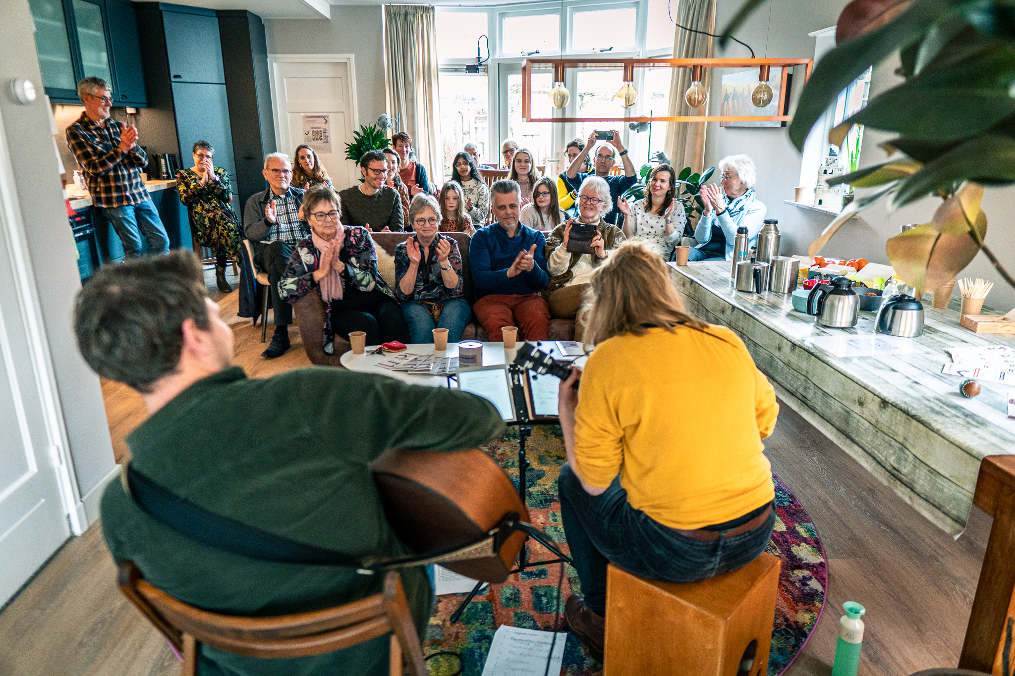 Foto: Hier kan je terecht voor de huiskamerconcerten van Gluren bij de Buren