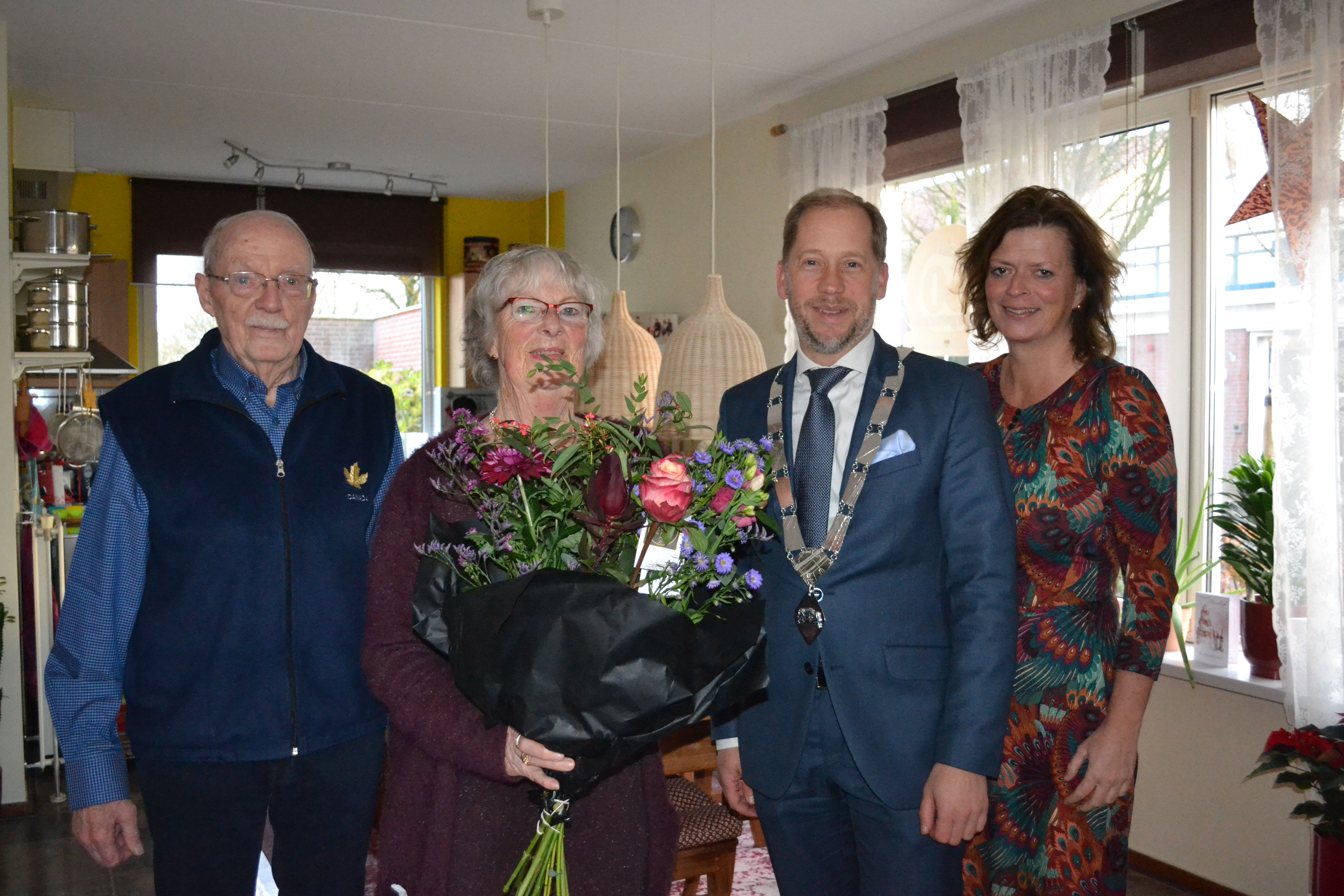 Foto: Echtpaar Klein -Vinke 60 jaar getrouwd