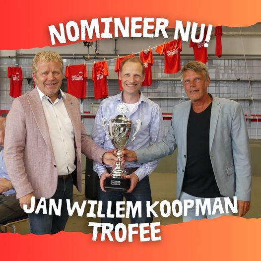 Foto: Nomineer  iemand voor de Jan Willem Koopman-Trofee