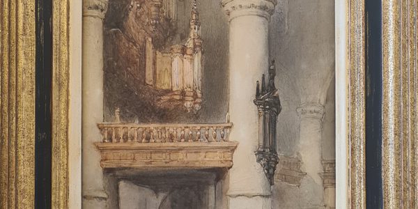 Foto: Orgelmuseum verwerft schilderij Johannes Bosboom (1855)
