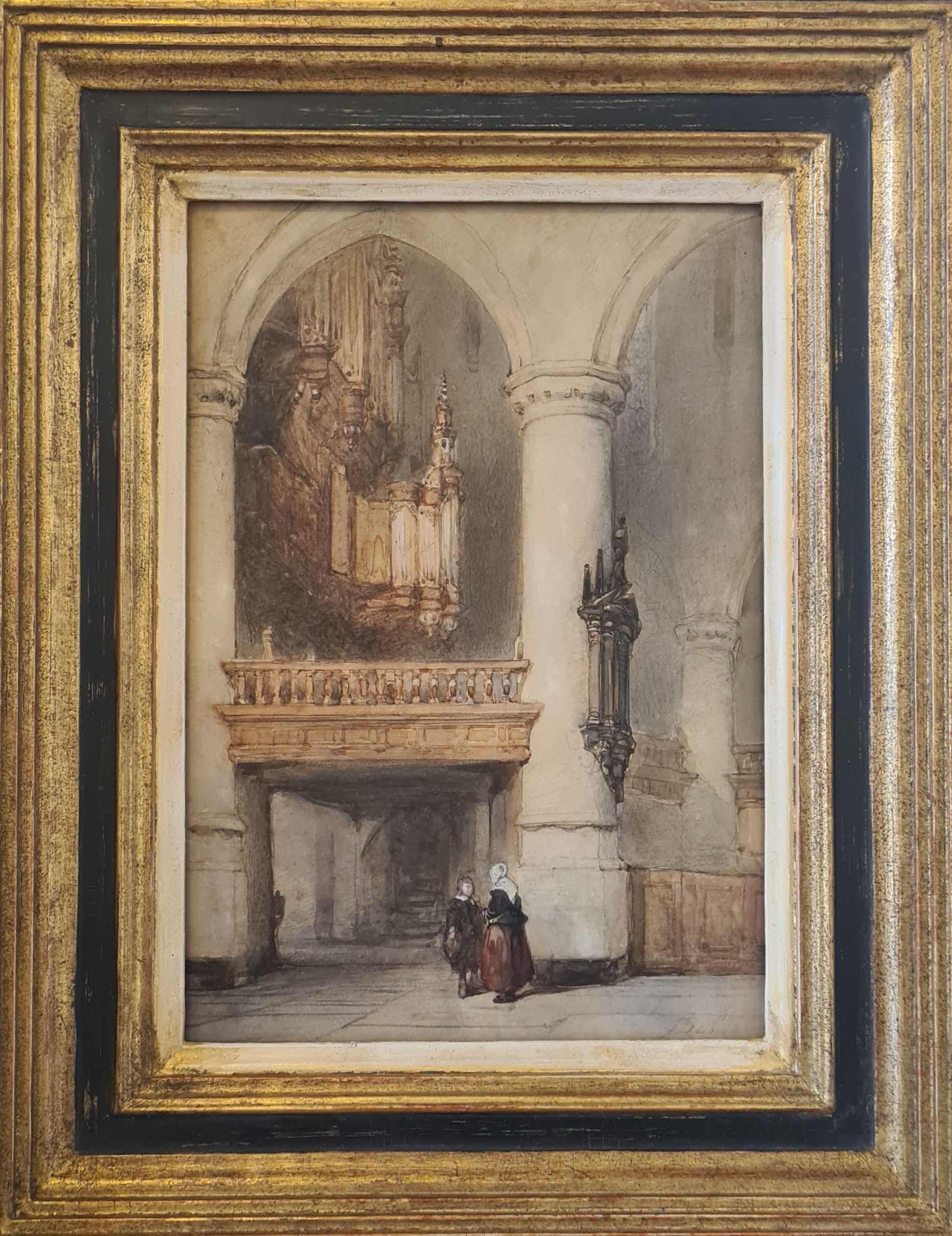 Foto: Orgelmuseum verwerft schilderij Johannes Bosboom (1855)