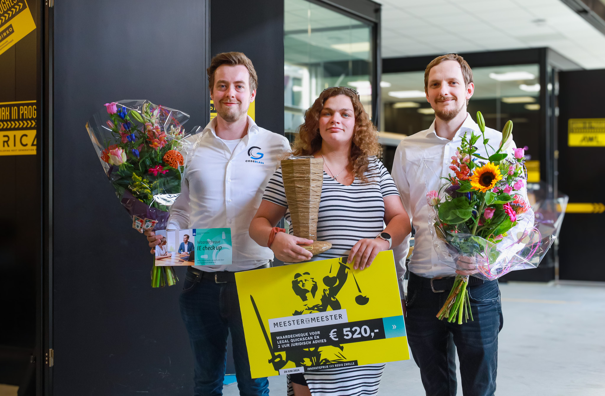 Foto: CodeGlass winnaar van de Innovatieprijs van Regio Zwolle 2024