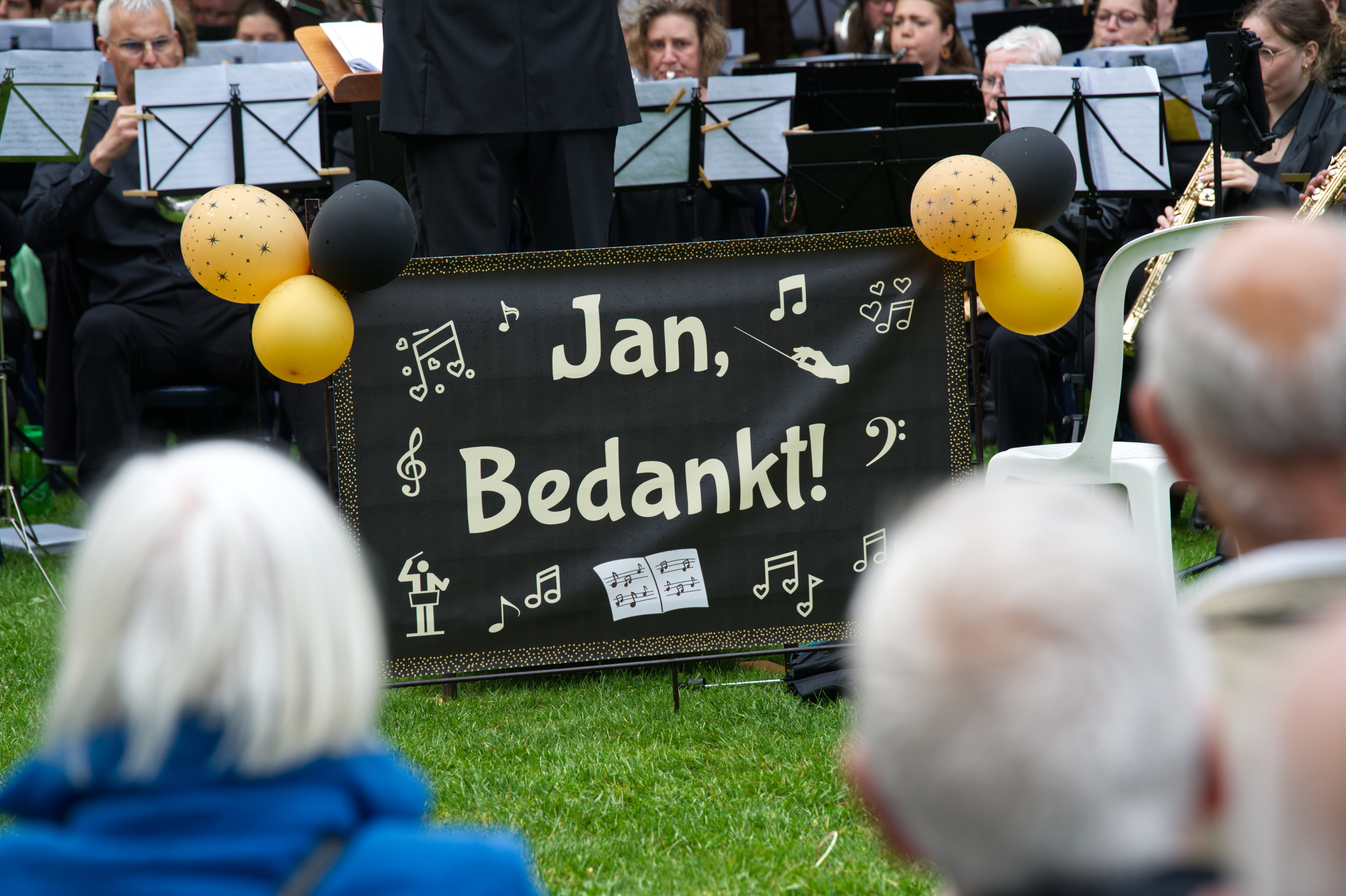 Foto: VIDEO - Afscheidsconcert voor dirigent Jan Maat