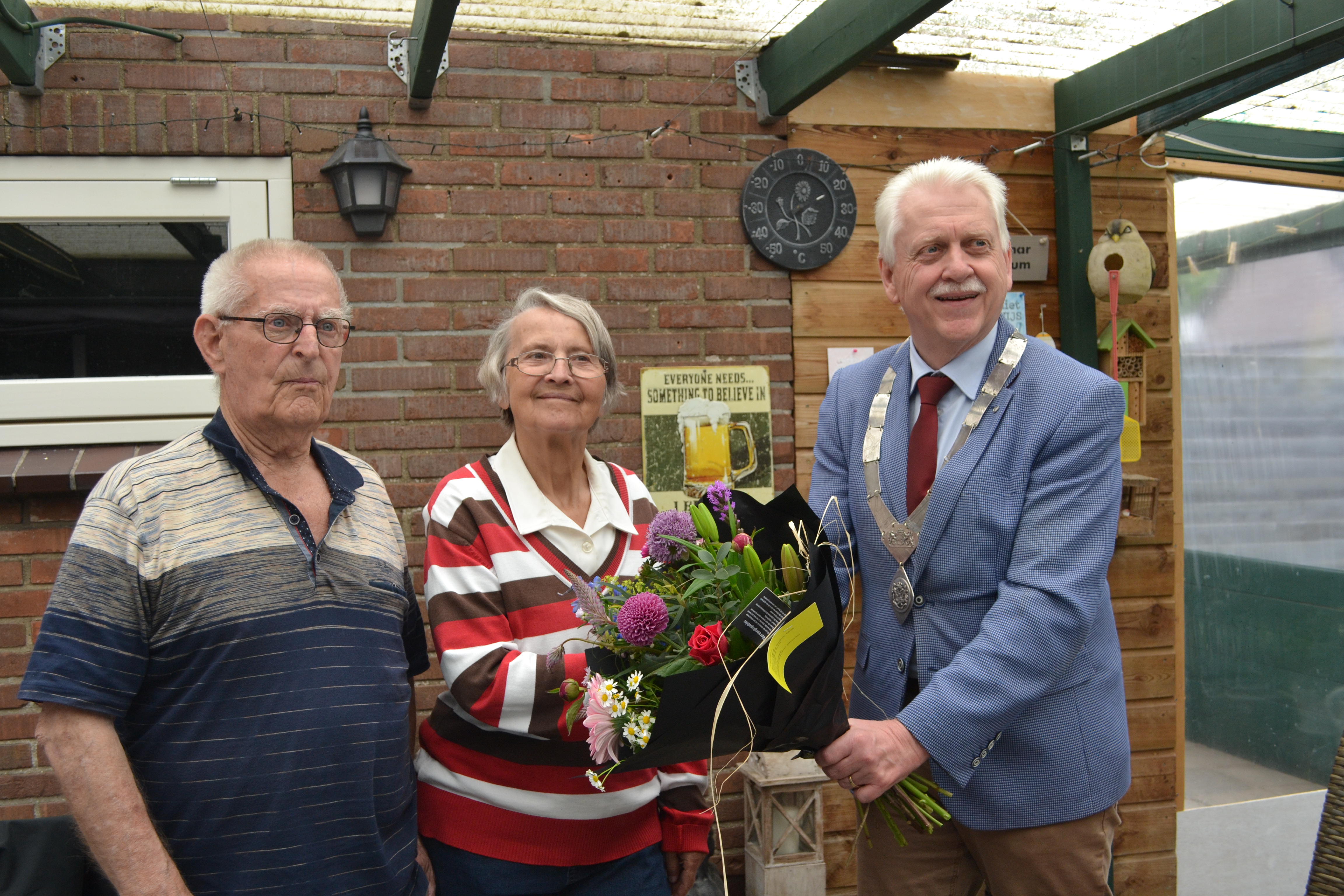 Foto: Groot feest in huize Groothuis - Eijbrink, 60 jaar getrouwd 