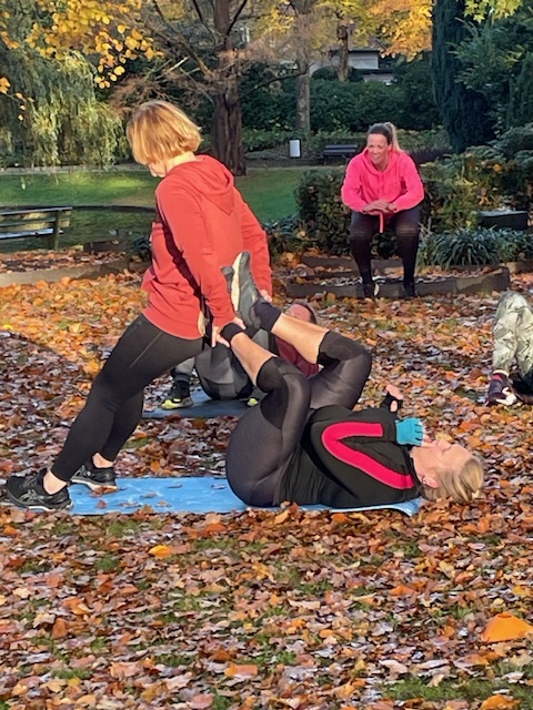 Foto: Column "Sportieve dames in het oranjepark"