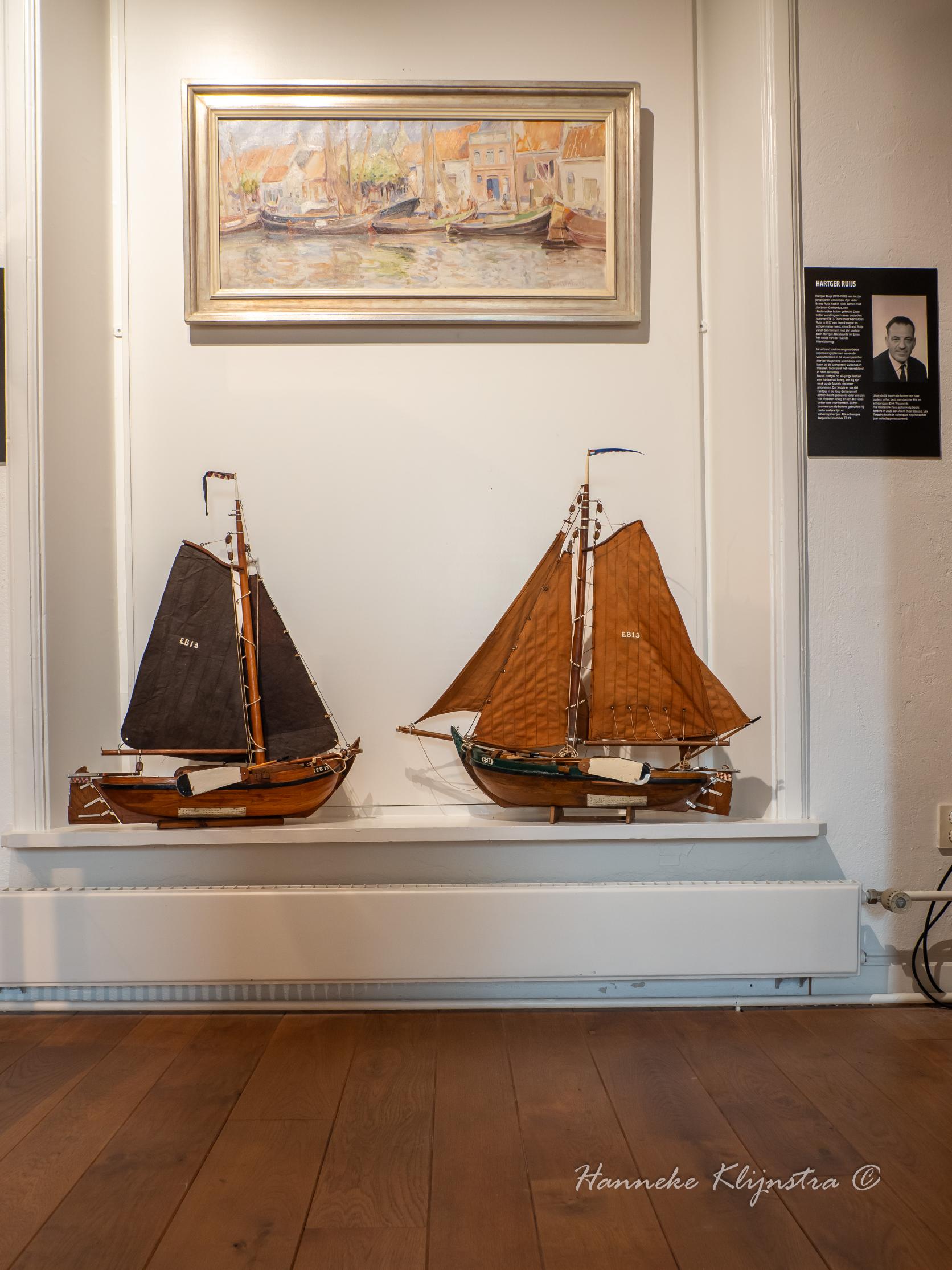 Foto: Tentoonstelling scheepsmodellen in Museum Elburg