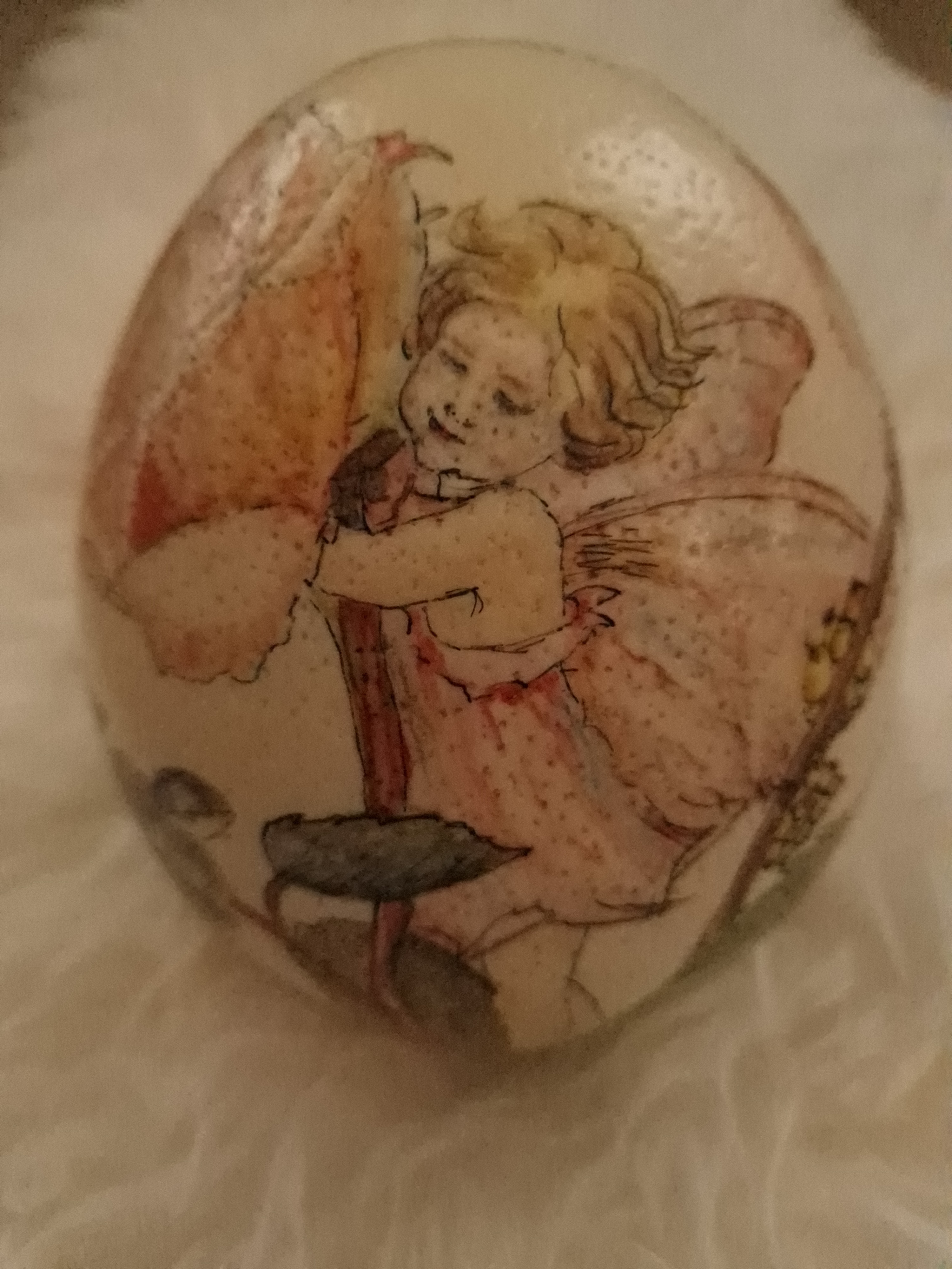 Foto: Expositie beschilderde eieren van Gerda van Gelder-Neuteboom