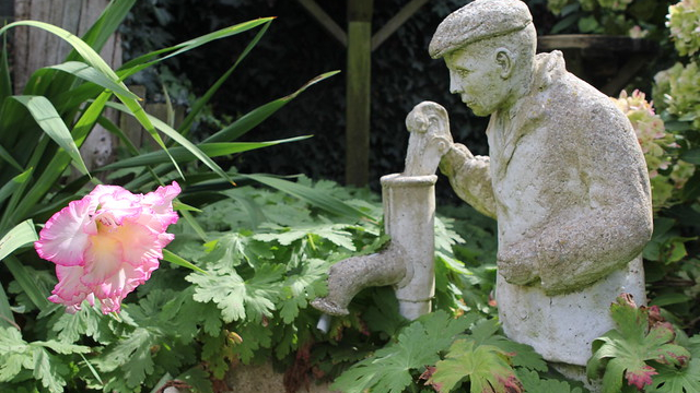 Foto: De bloementuin van Jan Kragt