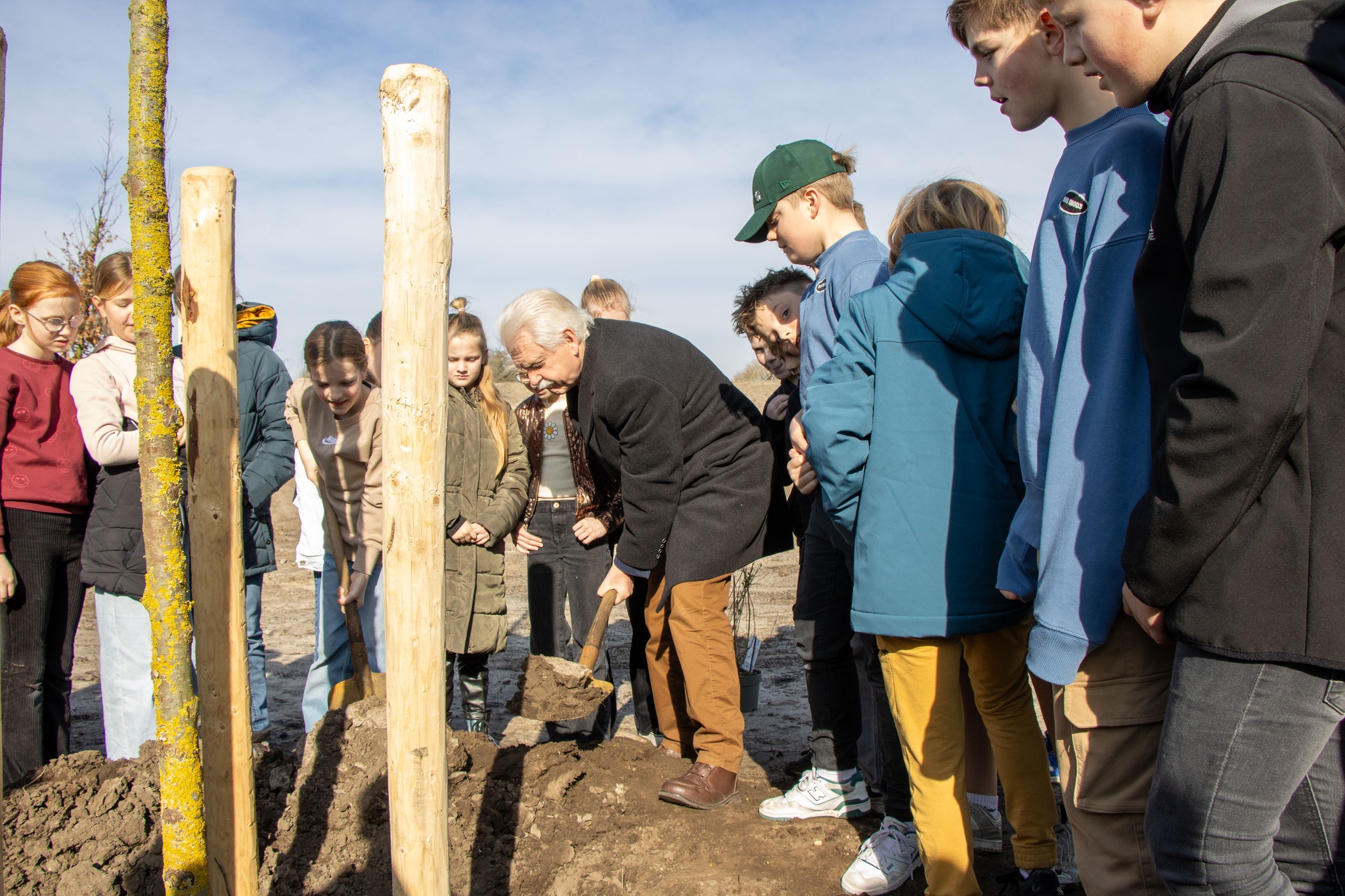 Foto: Bomen geplant in het recreatiegebied Kopse Waard
