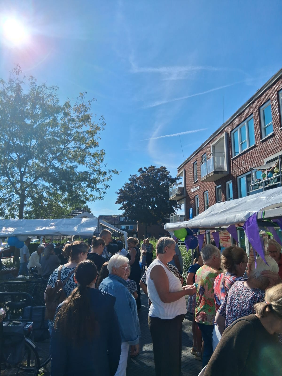 Foto: Markt bij Veldheem voor 15- jarige jubileum Viattence