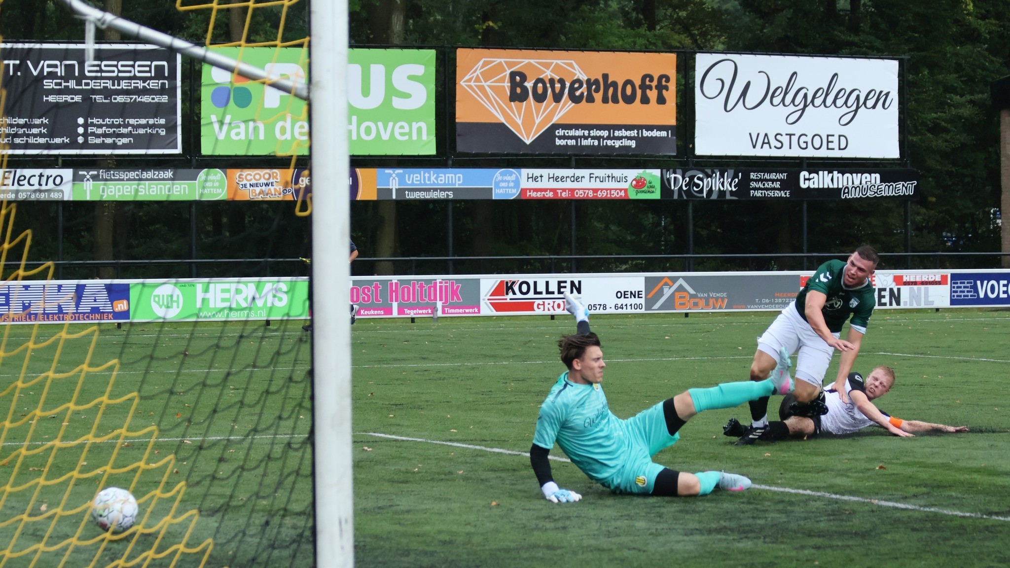 Foto: SV 't Harde neemt punten mee naar het 't Harde