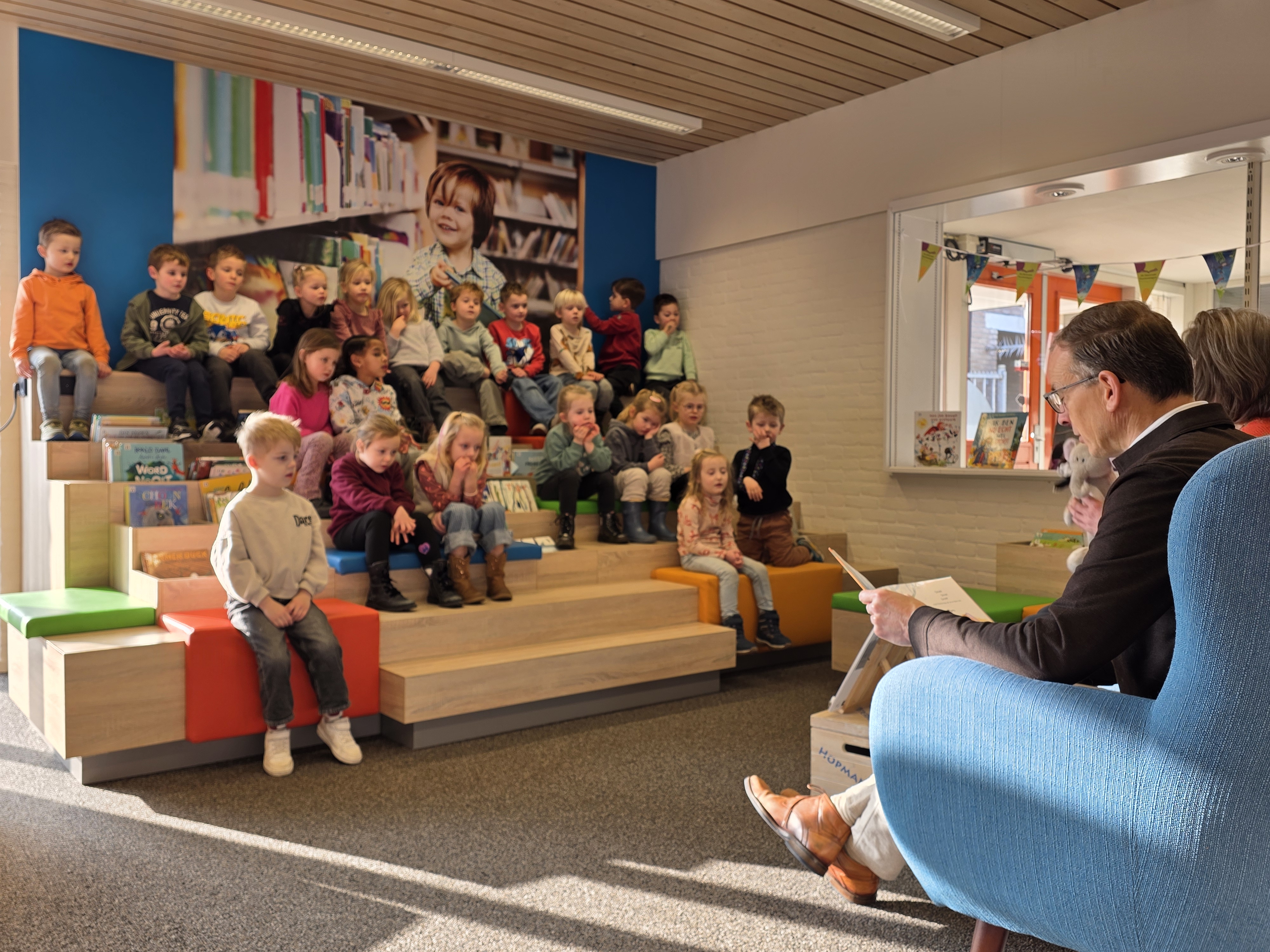 Foto: Nationale Voorleesdagen in de bibliotheek