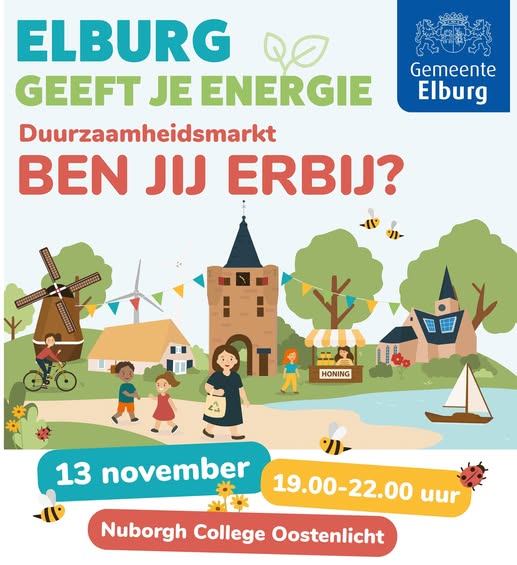 Foto: Duurzaamheidsmarkt: Elburg geeft je energie!