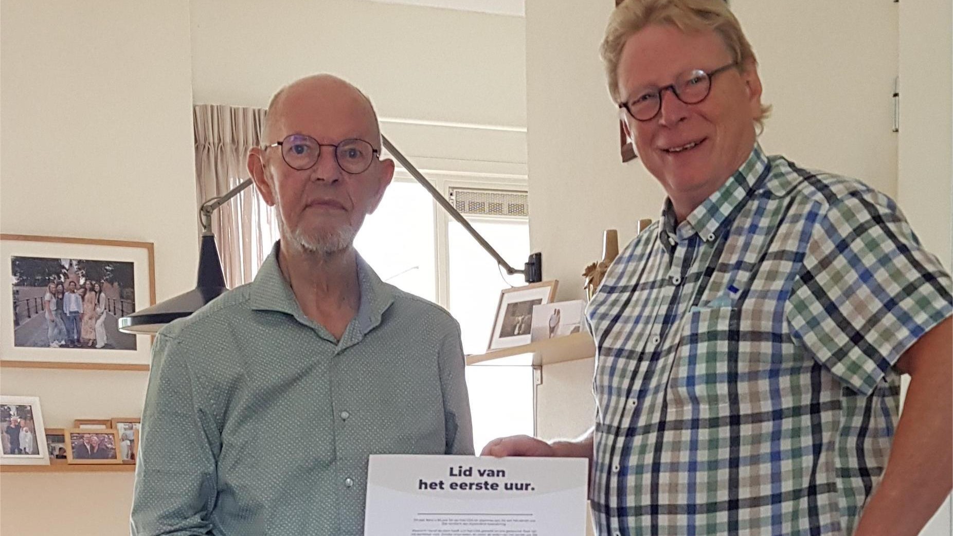 Foto: CDA Elburg eert leden van het eerste uur
