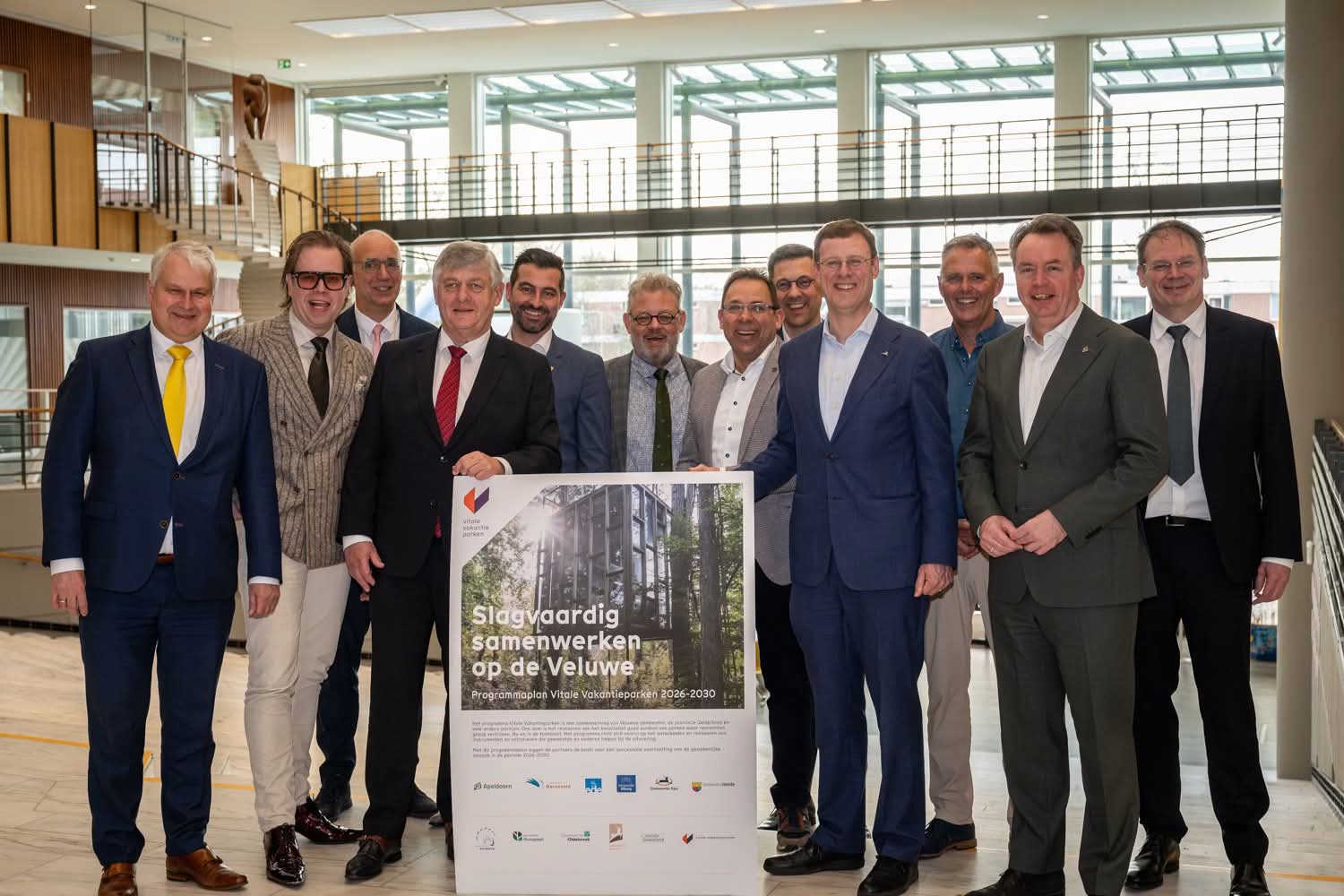 Foto: Nieuw programmaplan Vitale Vakantieparken 2026–2030 ondertekend