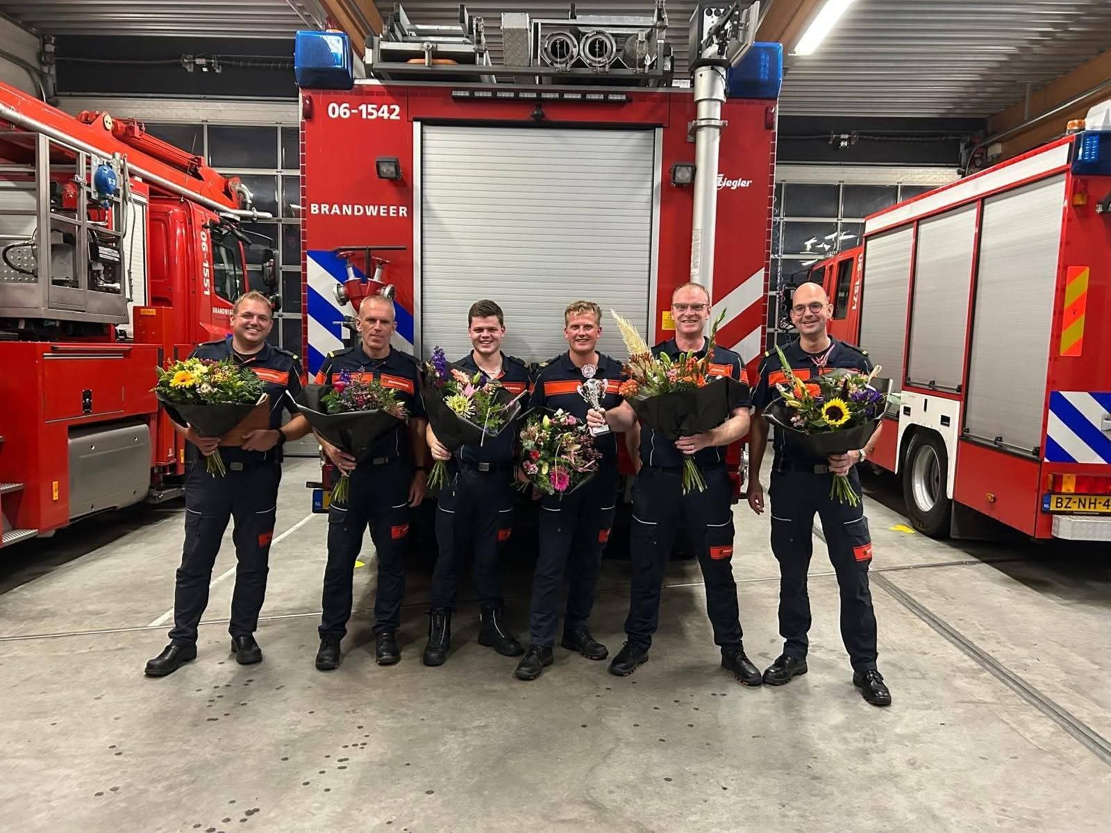 Foto: Brandweerteam plaatst zich voor landelijke finale vaardigheidstoetsen en eindigt 7e van Nederland